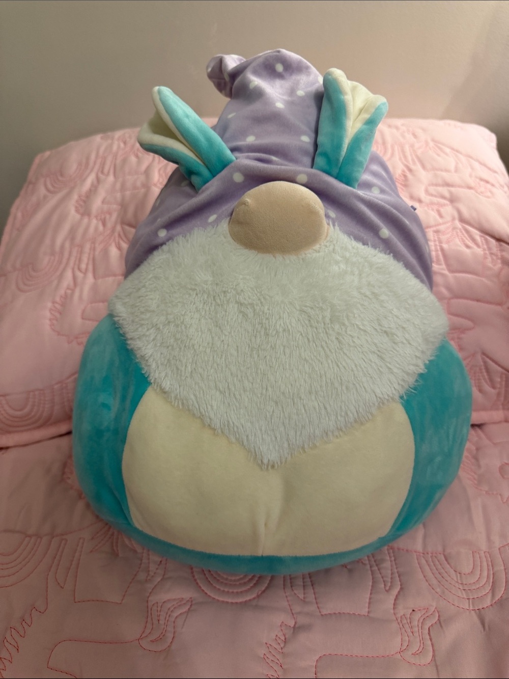 Squishmallows Easter gnome.